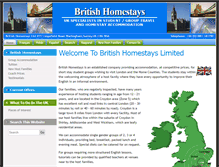 Tablet Screenshot of homestays.co.uk